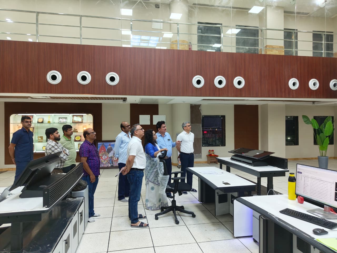Visit of Chief Secretary to new SLDC Building
